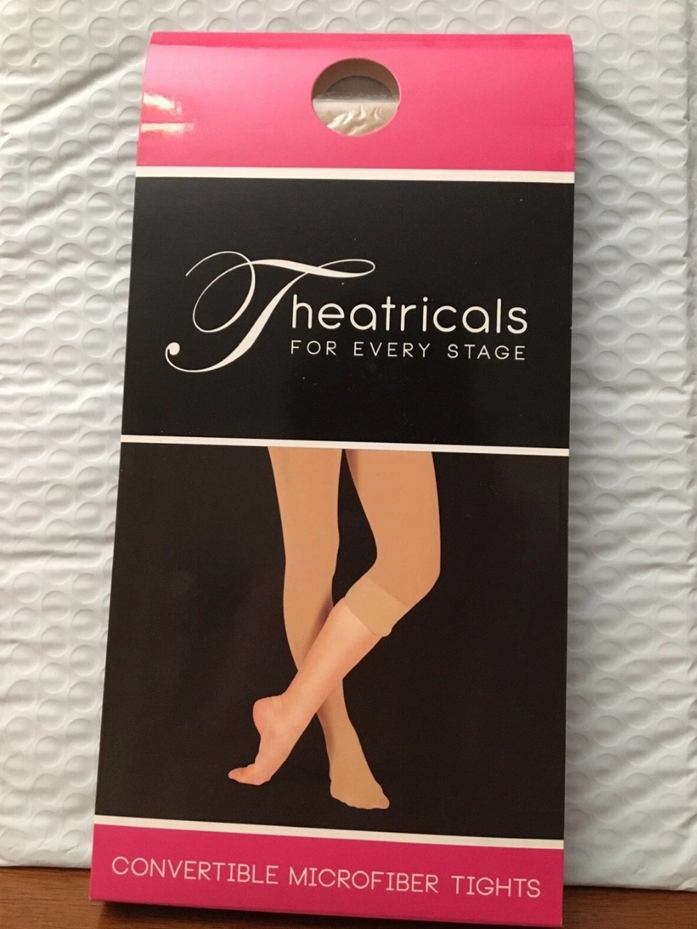 Theatricals Convertible Microfiber Tights Child Size SC (30-60lbs) Lt Suntan NEW